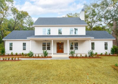 The "Doubler" Build On Your Lot Floor Plan. A two Story southern style home.