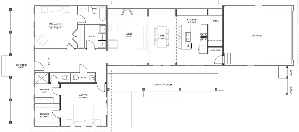 Cannella floorplan from the Domus Collection