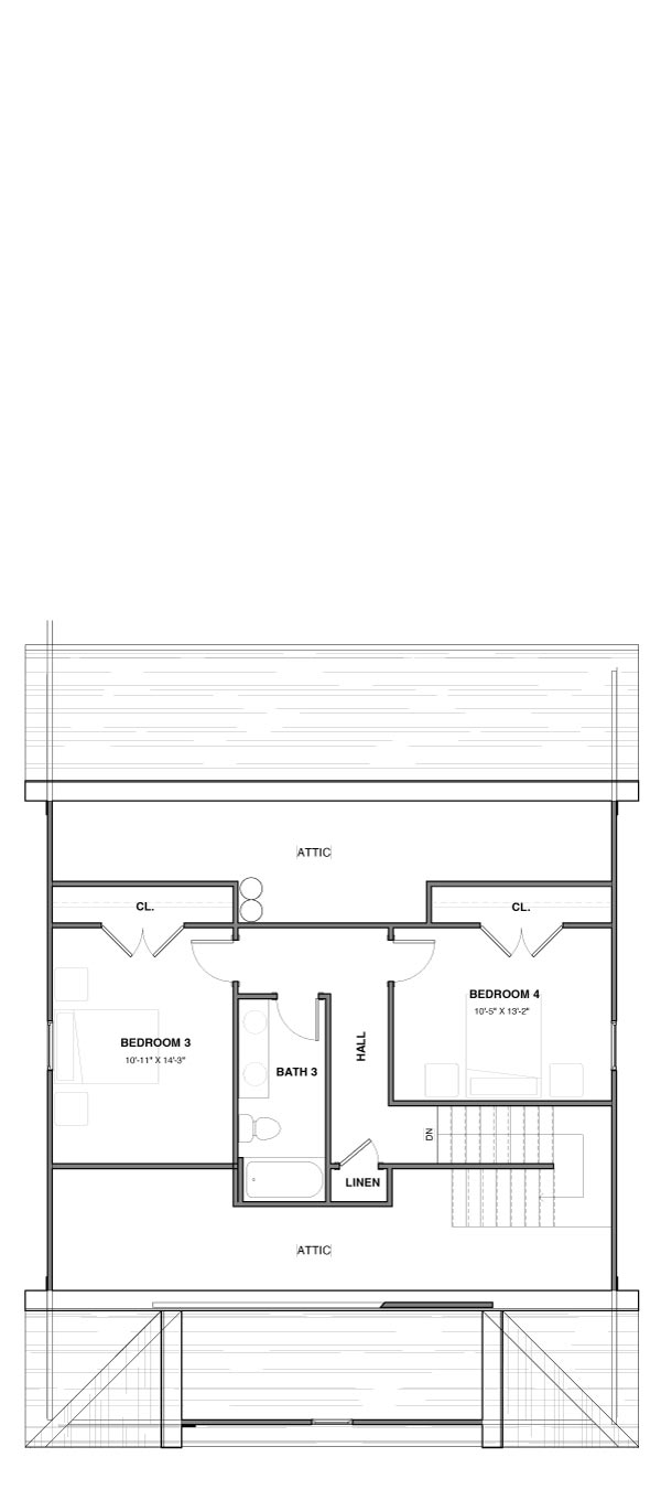 The Nash second floor plan