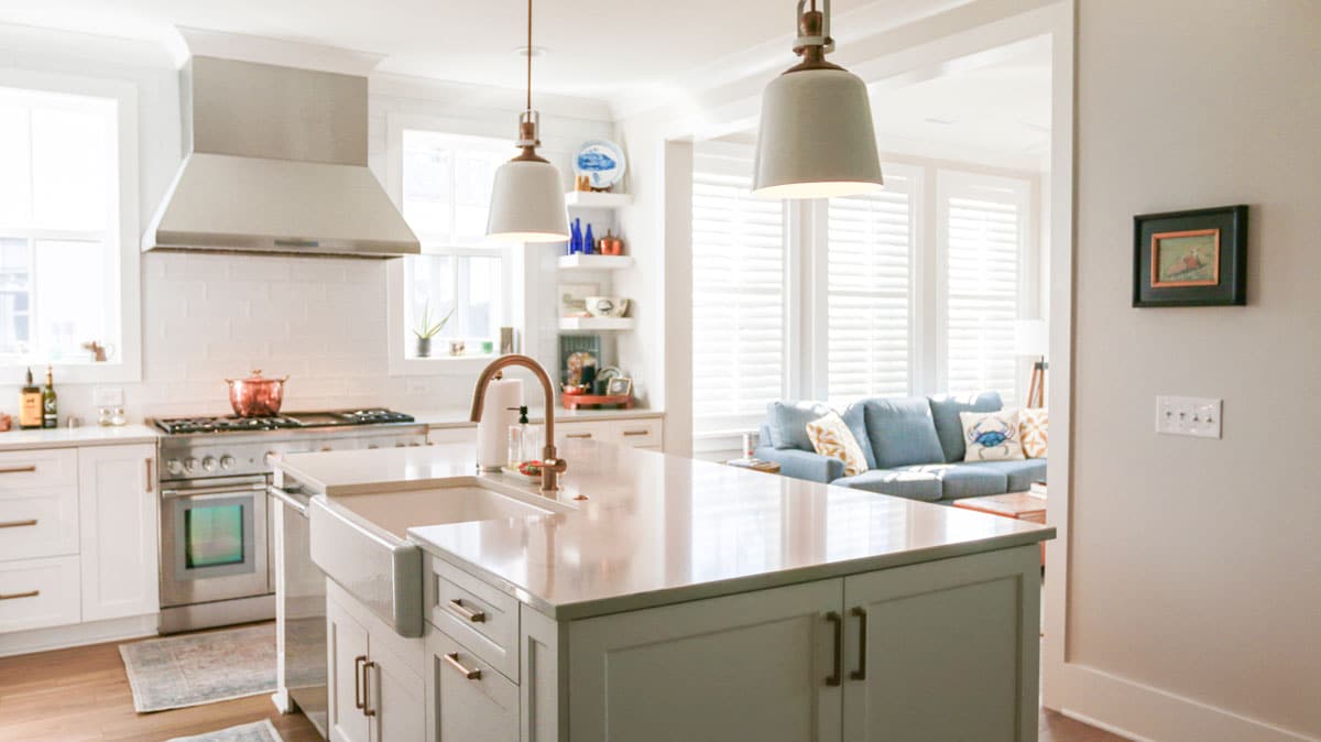 Kiawah River's Waterman Villas kitchen with lots of cabinet space